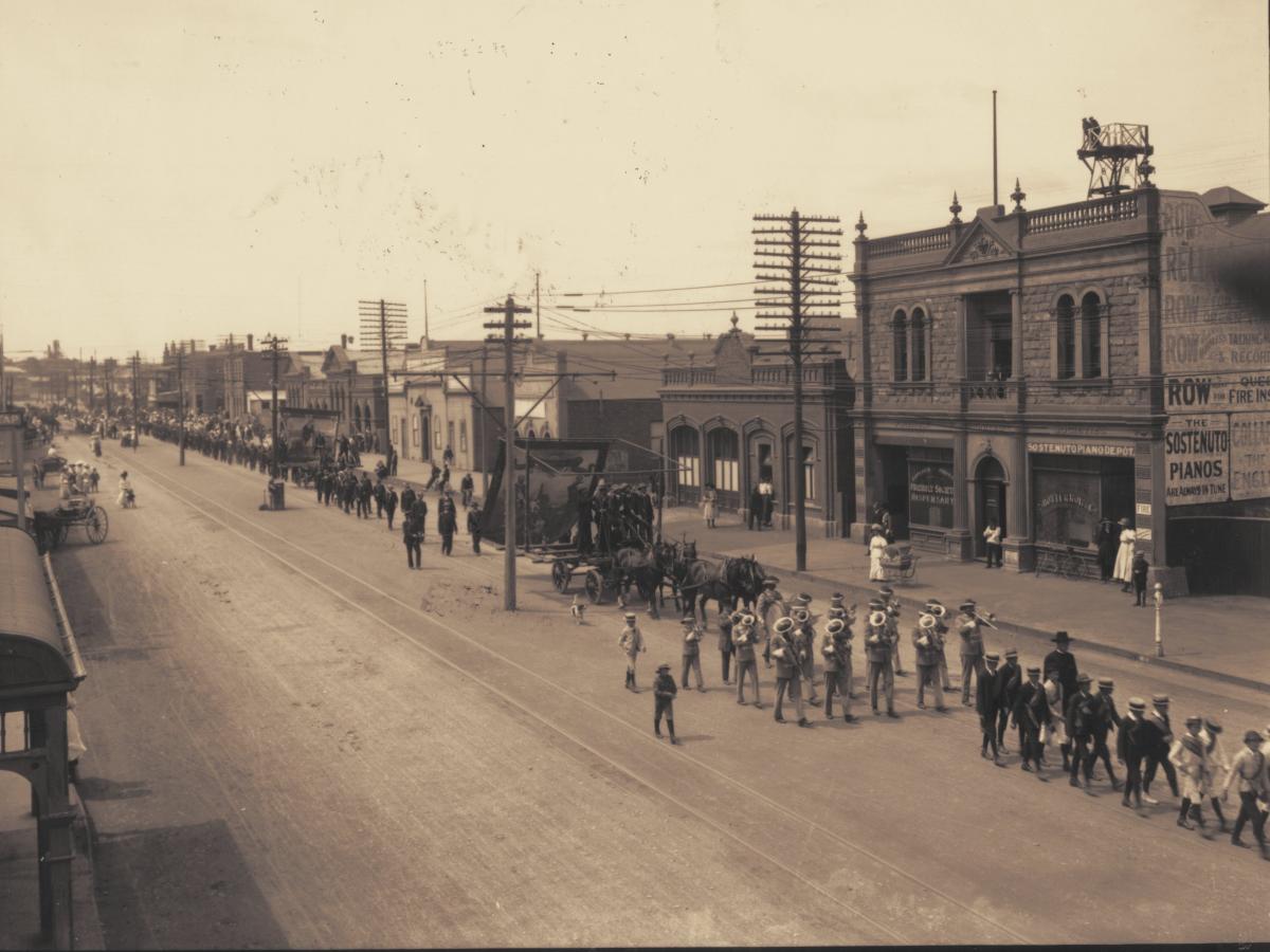 St Patrick Days Parade in Burt Street