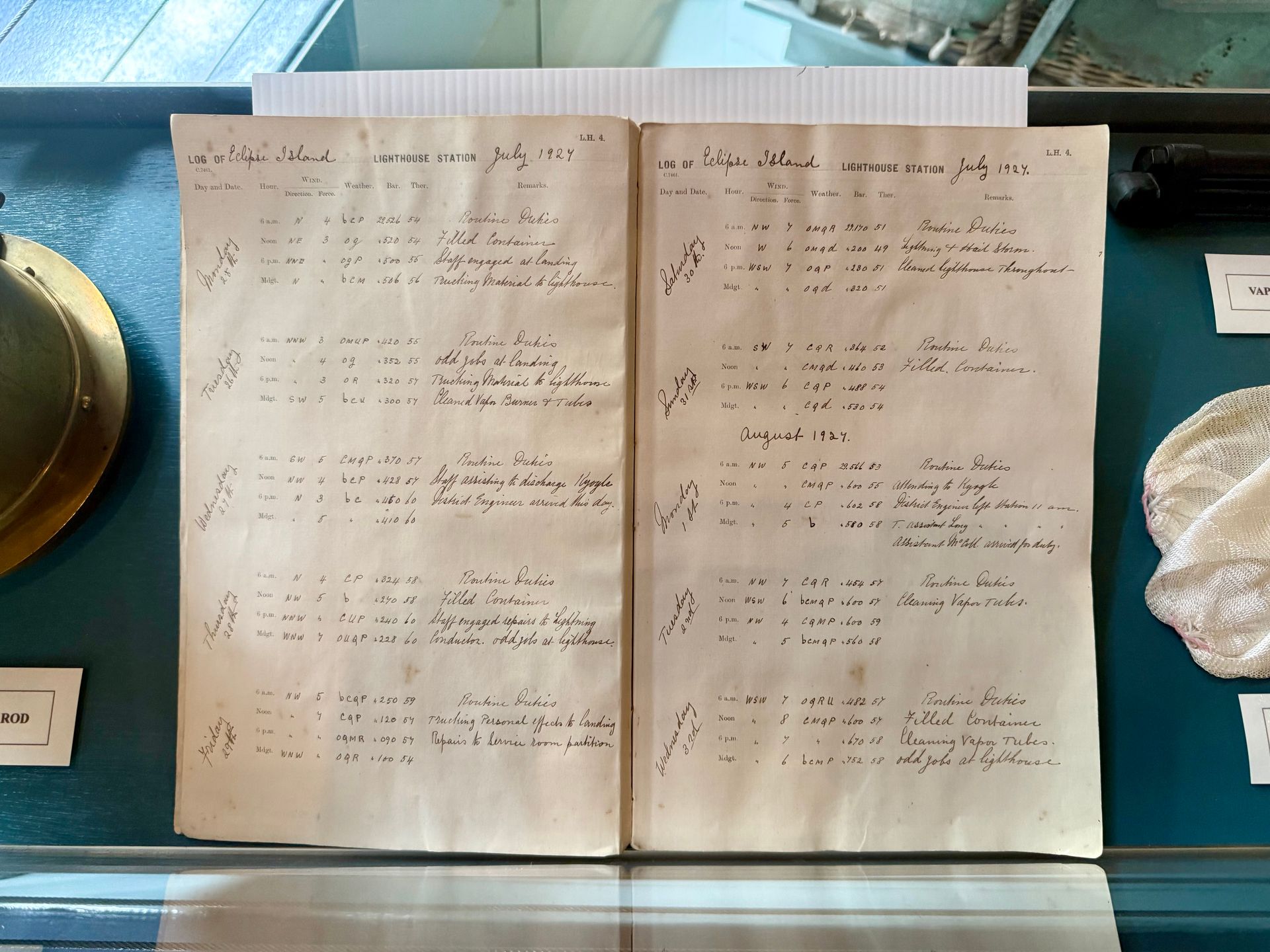 Lighthouse Log Book