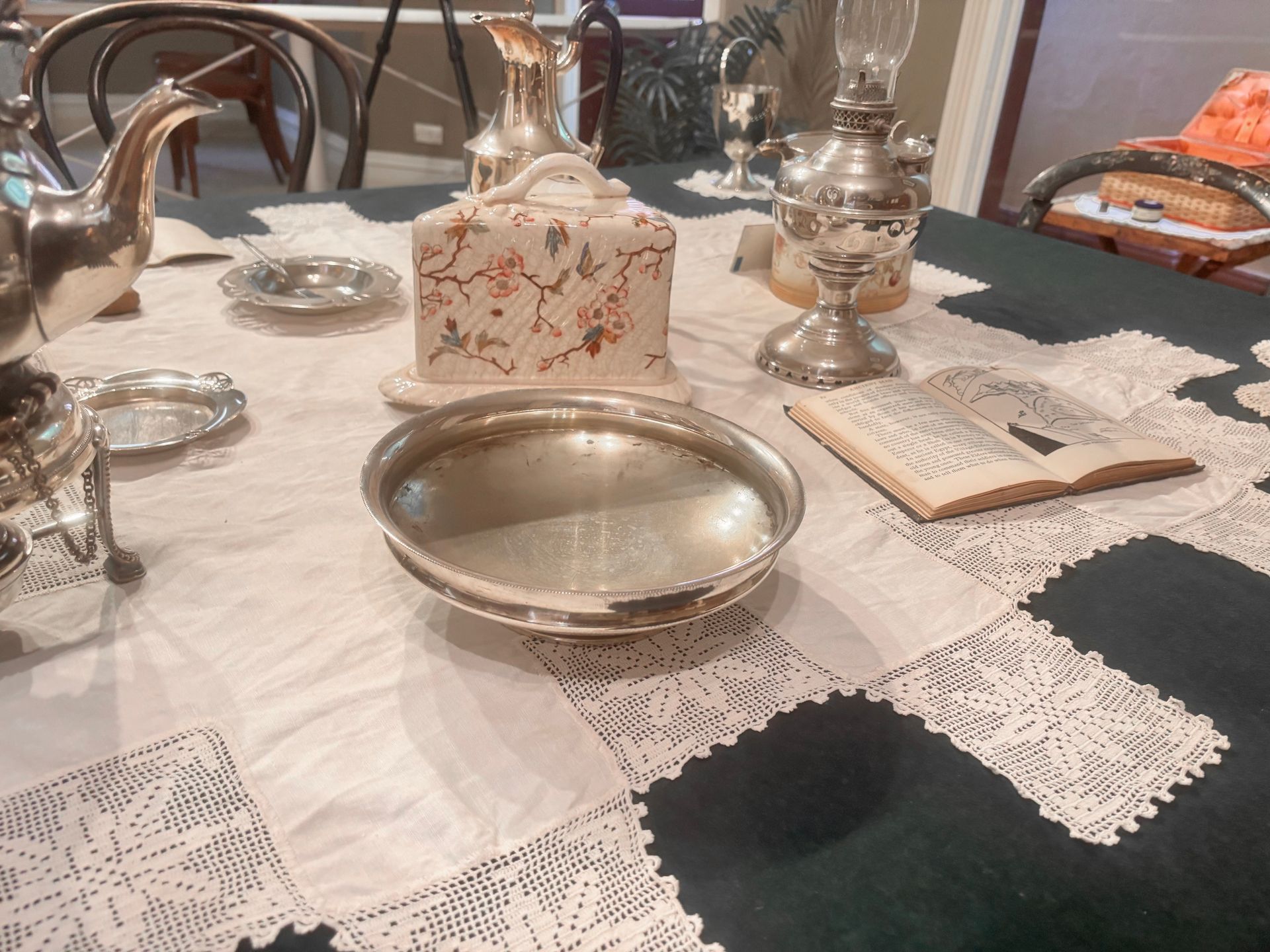 silver bowl