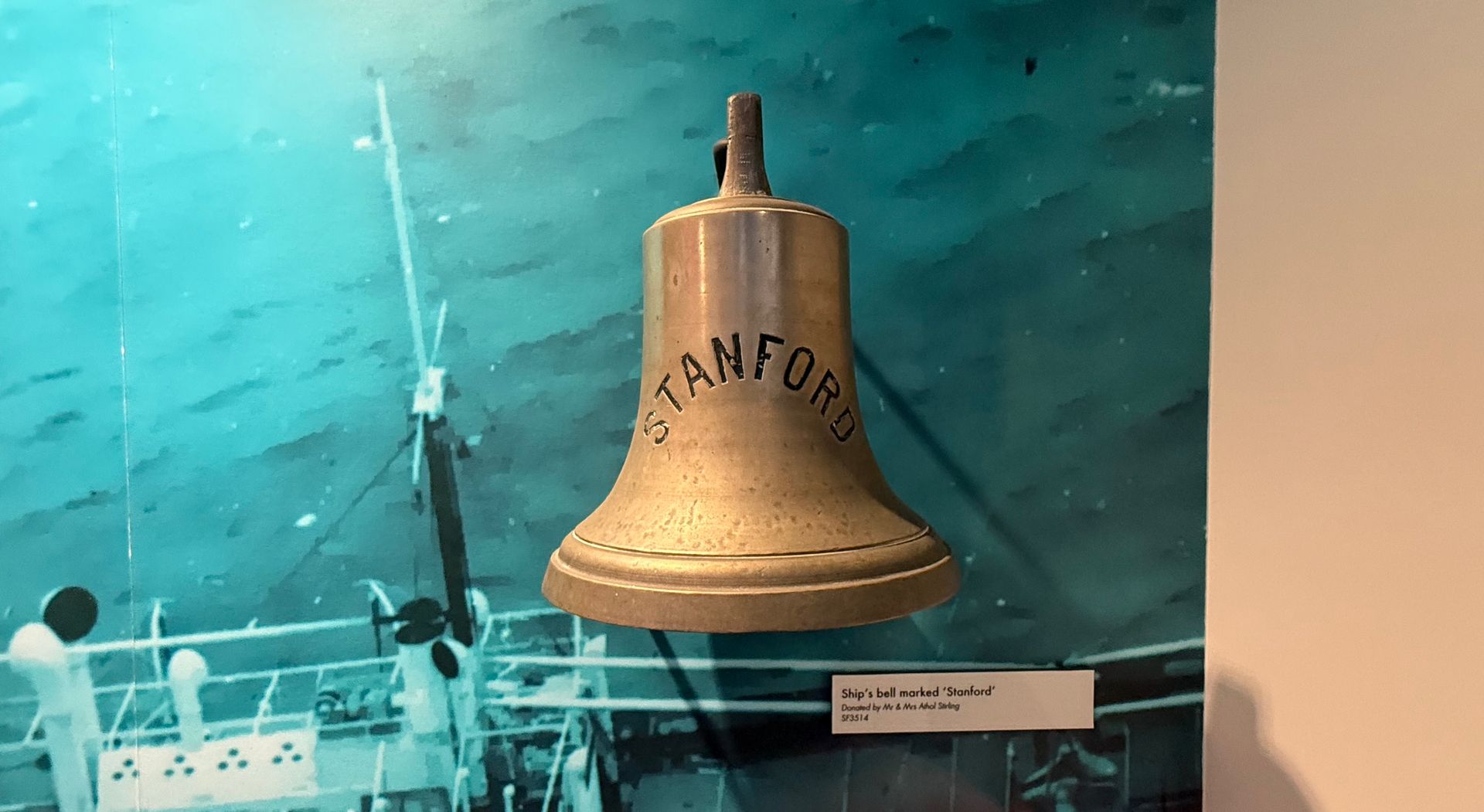 Ship’s Bell from the MV Stanford