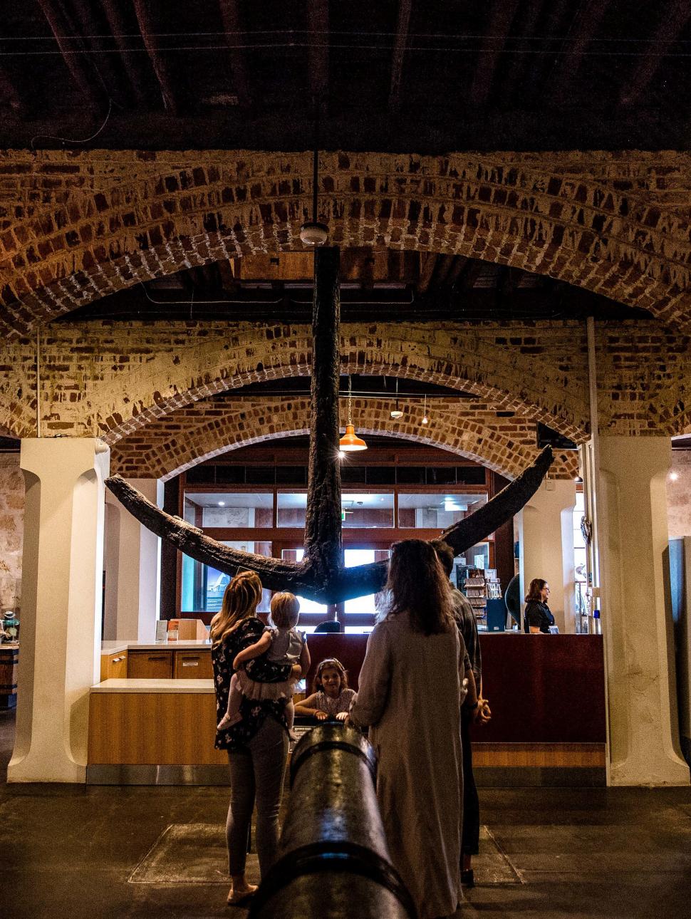 People viewing an anchor