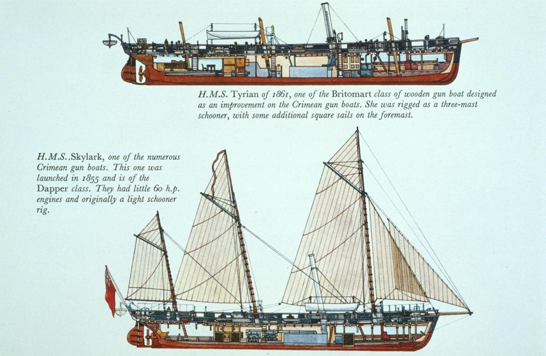 HMAS Skylark drawing