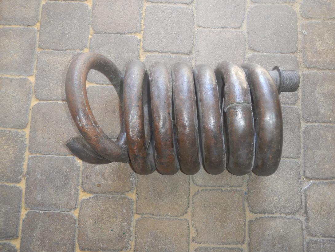 Part of the distiller’s copper condensing pipe.