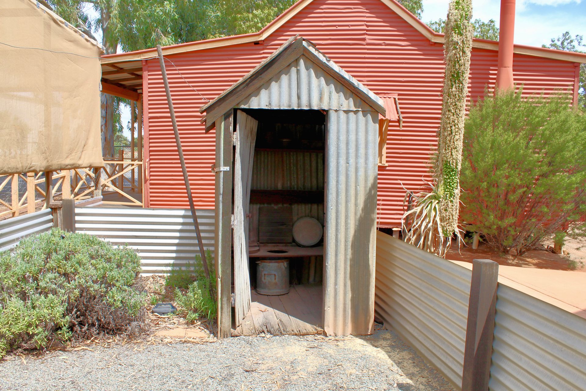 Long Drop Toilet