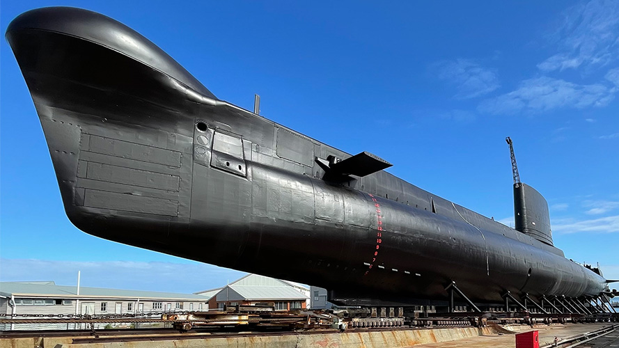 HMAS Ovens submarine