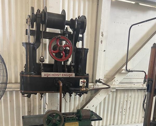 Old hoist engine
