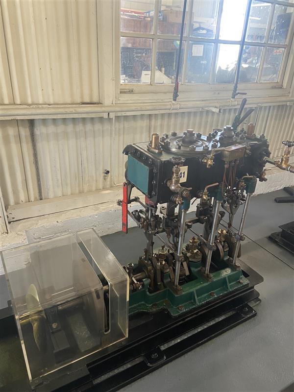 Compound Reversing Marine Steam Engine
